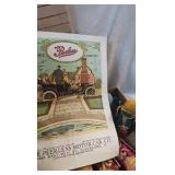Lot of 2 flats of Vintage Auto Ads,and Misc Lot of 2 flats of Vintage Auto Ads,and Misc