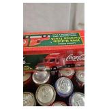 Coke Wood Case, Bottles, Cans, 1998 Holiday Carrier Coke Wood Case, Bottles, Cans, 1998 Holiday Carrier