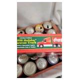 Coke Wood Case, Bottles, Cans, 1998 Holiday Carrier Coke Wood Case, Bottles, Cans, 1998 Holiday Carrier