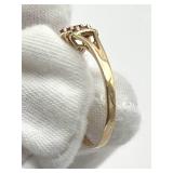 Vintage Women's 10K Gold Ring (1.33 grams total weight) - Size 7