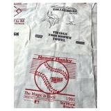 Vintage Minnesota Twins Homer Hankies & Minnesota Vikings Touchdown Towel Lot