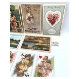 Antique and Vintage Postcards, Advertising Cards, and 1967 U.S. Air Force Decal Sticker