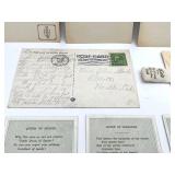 Antique and Vintage Postcards, Advertising Cards, and 1967 U.S. Air Force Decal Sticker