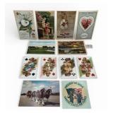 Antique and Vintage Postcards, Advertising Cards, and 1967 U.S. Air Force Decal Sticker