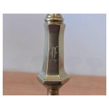 Lot of (2) Brass Candle Holders 10'