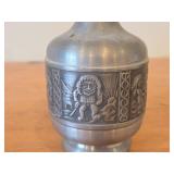 Vintage 8' Pewter Table Vase by Dovre (Norway) / Mid 20th Century style