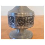 Vintage 7 1/2' Norsk Tinn Pewter Bud Vase by Selandia (Norway)
