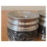 Lot of (2) Vintage 2 3/4' Norsk Tinn Pewter Candleholders (Norway)