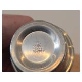 Vintage 6' Norsk Tinn Pewter Table Vase by Astri Holthe (Norway)