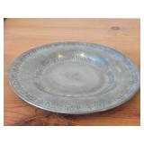 Lot of (2) Vintage 7-1/4' and 9' Pewter Plates (Norway)