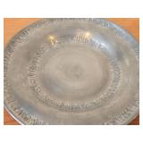 Lot of (2) Vintage 7-1/4' and 9' Pewter Plates (Norway)