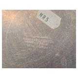 Lot of (2) Vintage 7-1/4' and 9' Pewter Plates (Norway)