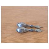 101-grams (total) Sterling Silver Corn on the Cob Holders (x1), Candle Damper (x1), Bird themed Peppers (x2)