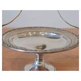 178-grams Sterling Silver Compote Pedestal Dish by Hastor 3 1/4' x 6'