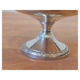 178-grams Sterling Silver Compote Pedestal Dish by Hastor 3 1/4' x 6'
