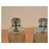 Lot of (2) Vintage Soda Bottles / Hutchinson style