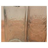Lot of (2) Vintage Soda Bottles / Hutchinson style