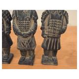 Lot of (4) Vintage Chinese Terra Cotta Warrior theme Miniature Replicas