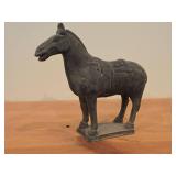 Vintage Chinese Terra Cotta Warrior Horse (Tang) theme Replica Statue