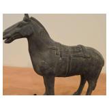Vintage Chinese Terra Cotta Warrior Horse (Tang) theme Replica Statue