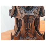 Vintage Hand-Carved Teak Wood Thai Spirit House (San Phra Phum) 16' x 16' x 27'