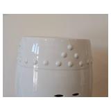 Ceramic Garden Stool / Chinese style / 18 1/2'