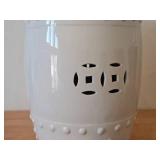 Ceramic Garden Stool / Chinese style / 18 1/2'