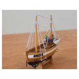 Fishing Boat theme Wooden Miniature Collectible