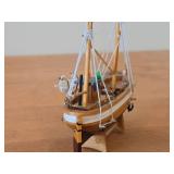 Fishing Boat theme Wooden Miniature Collectible