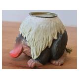 Troll theme Handcarved Wooden Figurine by Henning (Norway)
