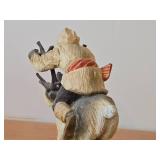 Troll theme Authentic Handpainted / Handcarved Wooden Figurine by Henning Engelsen (Norway)