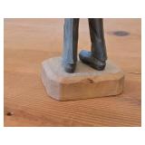 Vintage Hand-carved Wooden Figurines Set of 3 - Folk Art by Norsk Husflid Engros (Norway)