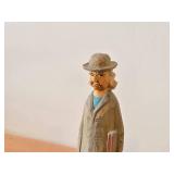 Vintage Hand-carved Wooden Figurines Set of 3 - Folk Art by Norsk Husflid Engros (Norway)