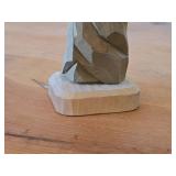 Vintage Hand-carved Wooden Figurines Set of 3 - Folk Art by Norsk Husflid Engros (Norway)