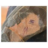 Vintage Troll theme by Anton Sveen Authentic Hand-carved Handpainted Wooden Signed Figurines Set of 2 (Norway)