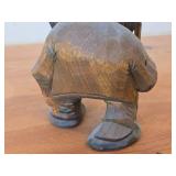 Vintage Troll theme by Ole Oien Authentic Hand-carved Handpainted Wooden Signed Figurine (Askim Norway)