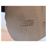 Vintage Authentic Norwegian Folk Art Fiddler theme Hand-carved Handpainted Wooden Figurine by Henning Engelsen (Norway)