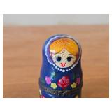 Decorative Hinged Trinket Box designed as Russian Matryoshka Nesting Doll