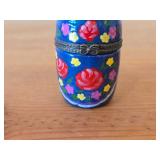 Decorative Hinged Trinket Box designed as Russian Matryoshka Nesting Doll