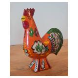 Vintage Swedish Dala Rooster theme Handpainted Figurine by Nils Olsson
