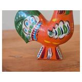 Vintage Swedish Dala Rooster theme Handpainted Figurine by Nils Olsson
