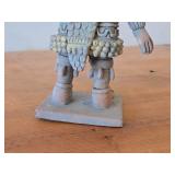 Ancient Mayan Warrior theme Ceramic Figurine