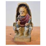 Vintage Norse God Tor theme Authentic Handcarved Hand-painted Wooden Figurine by Henning Engelson (Norway)