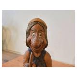 Vintage Troll theme by Anton Sveen Hand Carved Birch Wood Figurine (Norway)