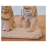 Vintage Troll theme Hand Carved Wooden Authentic Figurine by Ottar Grubbil (Norway)