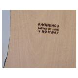 Hand Carved Wall-Mount Candleholder by Henning (Norway)