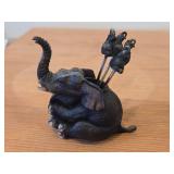 Miniature Elephant theme Fondue Skewers with Elephant theme Holder