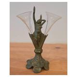 Art Nouvean Figural Vase Set