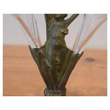 Art Nouvean Figural Vase Set