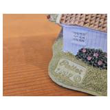 Hand Sculpted and Hand-painted Cottage Figurine Set of 3 - Sorlandshus by Petter - Lillesand Design (1992) (Lilliesand Norway)